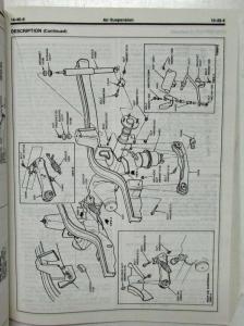 1991 Lincoln Mark VII Service Shop Repair Manual