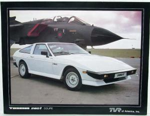 1980 81 1982 1983 1984 1985 1986 1987 TVR Tasmin 280i White Coupe Jet Spec Sheet