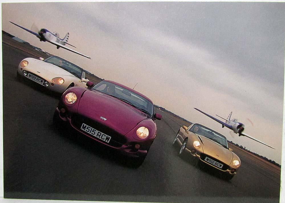 1996 TVR Postcard Sized Spec Cards & Prices - Chimaera Griffith Cerbera ...