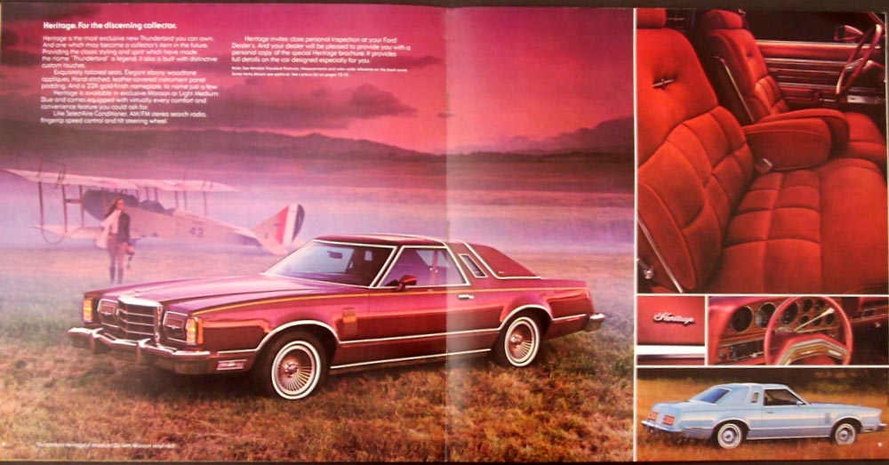 1979 Ford Thunderbird Deluxe Sales Brochure book 