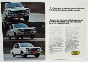 1965-1975 Varga Brakes Sales Brochure - Portuguese Text for Brazilian Market