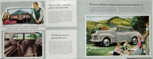 1951-1952 Vauxhall Wyvern & Velox Sales Brochure - Australian Market