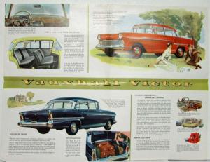 1957 Vauxhall Victor Most Exciting News for Years Sales Folder