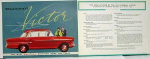 1957 Vauxhall Victor Most Exciting News for Years Sales Folder