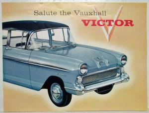 1958 Vauxhall Victor Salute Sales Brochure - Australian Market