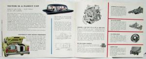 1958 Vauxhall Victor Salute Sales Brochure - Australian Market