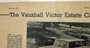 1958 Vauxhall Victor Estate Car Article Reprint From London THE MOTOR August 13