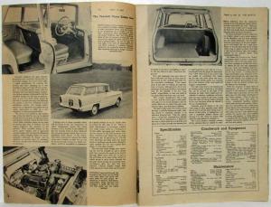 1958 Vauxhall Victor Estate Car Article Reprint From London THE MOTOR August 13