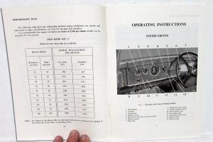 1955-1959 Jaguar 2.4 Litre Car Owners Manual Care & Operation Instructions Specs