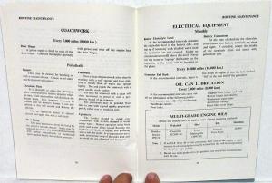 1955-1959 Jaguar 2.4 Litre Car Owners Manual Care & Operation Instructions Specs