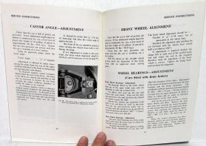 1955-1959 Jaguar 2.4 Litre Car Owners Manual Care & Operation Instructions Specs