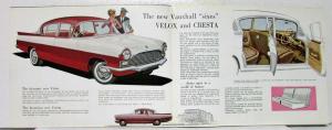 1962 Superlative New Vauxhalls Victor VX4/90 Velox Cresta Sales Folder