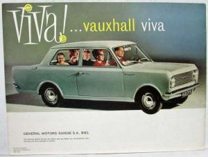 1964 Vauxhall Viva Sales Brochure - German Text