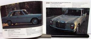 1968 Mercedes-Benz Dealer Sales Brochure 220 230 250 280S SE SL 300SEL 600