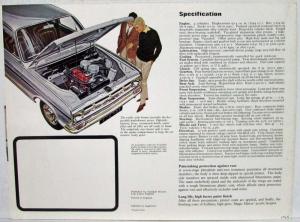 1965 Vauxhall VX4/90 View Through Windshield Sales Folder