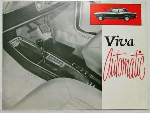 1967 Vauxhall Viva Automatic - UK Market