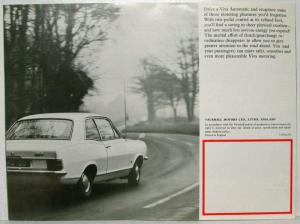 1967 Vauxhall Viva Automatic - UK Market
