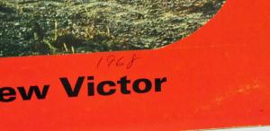 1968 Vauxhall Sleek & Scorchy Victor Red Cover Sales Brochure Right-Hand Drive