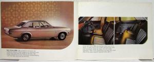 1968 Vauxhall Sleek & Scorchy Victor Red Cover Sales Brochure Right-Hand Drive
