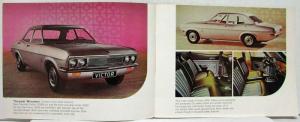 1968 Vauxhall Sleek and Scorchy New Victor Yellow Cover Sales Brochure