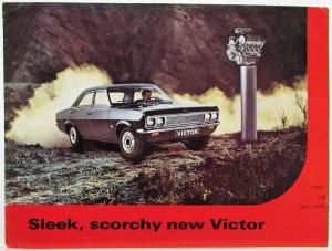 1968 Vauxhall Sleek and Scorchy New Victor Red Cover Sales Brochure