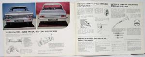 1968 Vauxhall Sleek and Scorchy New Victor Red Cover Sales Brochure