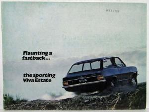 1969 Vauxhall Flaunting a Fastback The Sporting Estate Sales Brochure