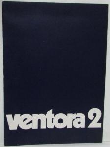 1971 Vauxhall Ventora 2 Blue Cover Sales Brochure