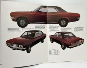 1971 Vauxhall Ventora 2 Blue Cover Sales Brochure