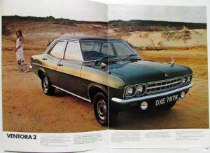 1972 Vauxhall Ventora 2 Sales Brochure - UK Market