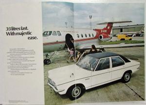 1973 Vauxhall Ventora in front of Europa Hotel Sales Brochure - UK Market