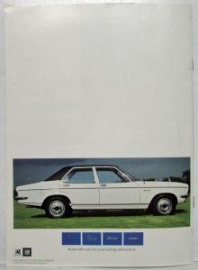 1973 Vauxhall Ventora in front of Europa Hotel Sales Brochure - UK Market