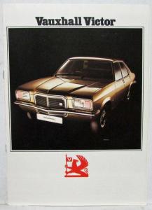 1974 Vauxhall Victor Sales Brochure