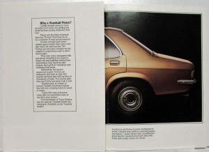 1974 Vauxhall Victor Sales Brochure