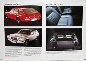 1974 Vauxhall VX 4/90 Victor Ventora Sales Brochure - German Text