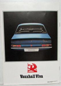 1974 Vauxhall Viva Sales Brochure - Finnish Text