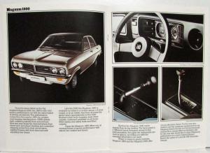 1974 Vauxhall Magnum Sales Brochure - Right Hand Drive