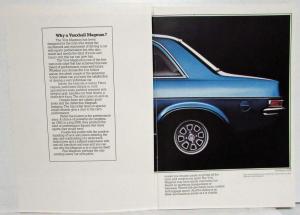 1974 Vauxhall Magnum Sales Brochure