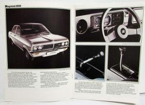 1974 Vauxhall Magnum Sales Brochure