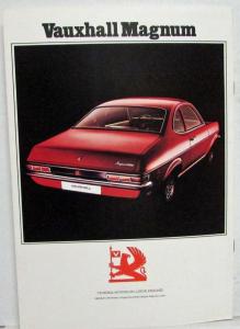 1974 Vauxhall Magnum Sales Brochure