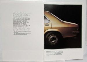 1974 Vauxhall Victor Sales Brochure - Finnish Text