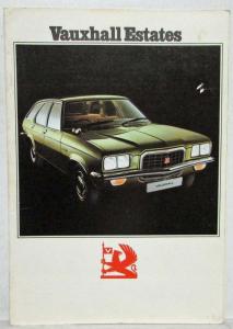 1974 Vauxhall Estates Station Wagon Sales Brochure