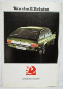 1974 Vauxhall Estates Station Wagon Sales Brochure