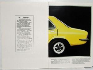 1974 Vauxhall VX4/90 Sales Brochure