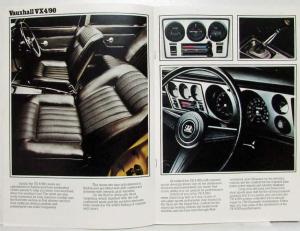 1974 Vauxhall VX4/90 Sales Brochure