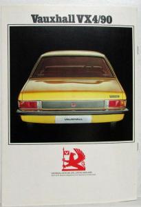 1974 Vauxhall VX4/90 Sales Brochure