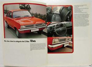1974-1975 Vauxhall Viva - Deluxe - Estate - Magnum Sales Brochure - French Text