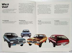 1975 Vauxhall Viva Sales Brochure