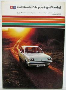 1976 Vauxhall All Model Sales Catalogue Chevette Viva Magnum Cavalier VX - UK