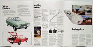 1976 Vauxhall Victor Sales Brochure 2300 1800 Estates - UK - REVISED